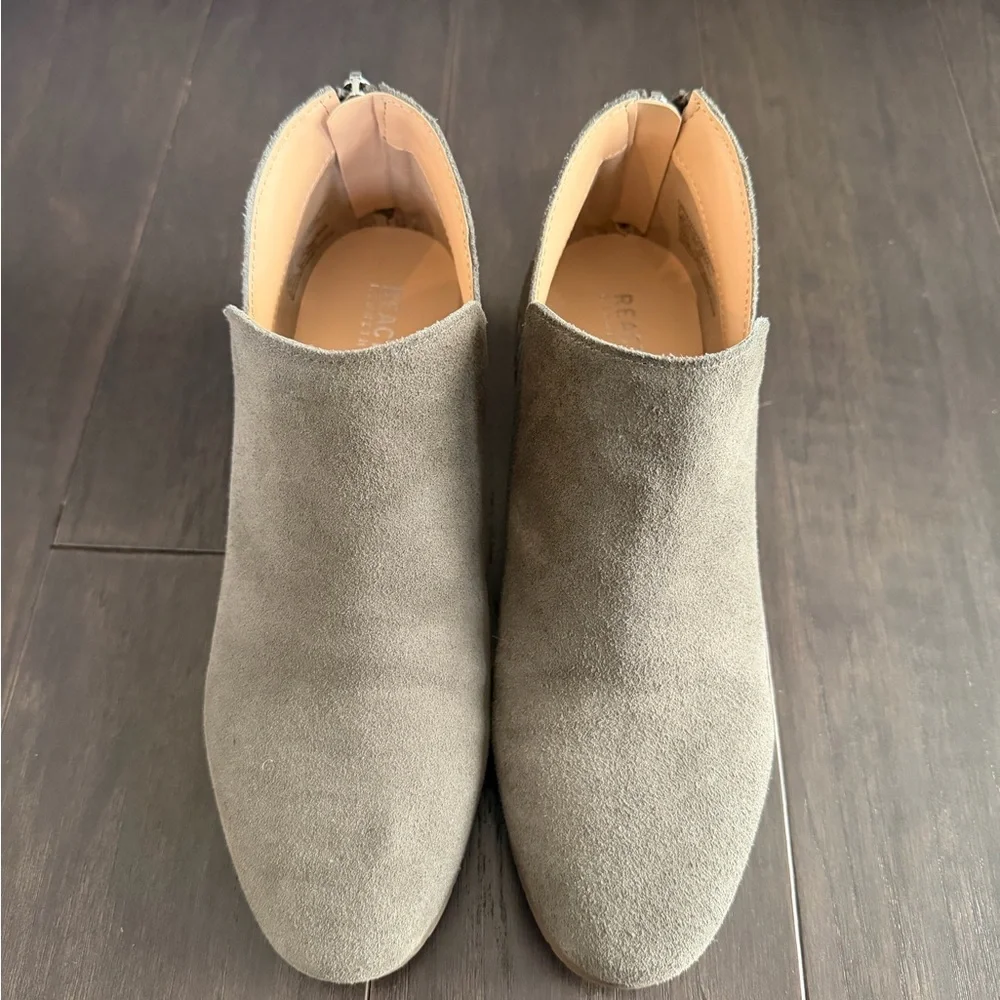 Kenneth Cole Taupe Ankle Booties